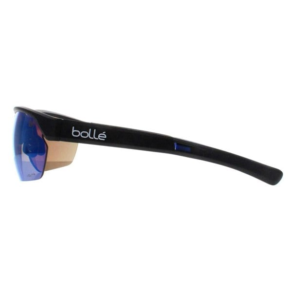 Bolle Sunglasses Victus BS065004 Black Matte Blue Volt+ Offshore Polarized