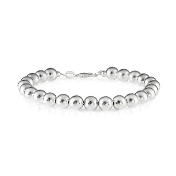 namana 925 Sterling Silver Italian Design Ball Bracelet for Women