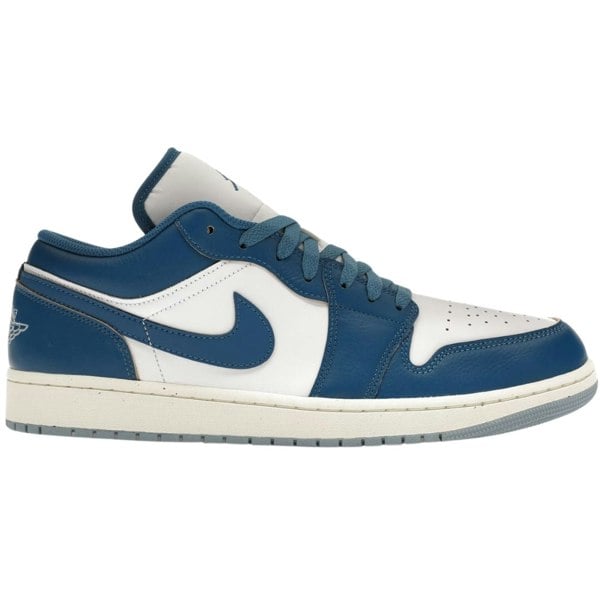 NIKE FN5214 141 Air Jordan 1 Low SE WHITE/BLUE TRAINER MENS UK 8