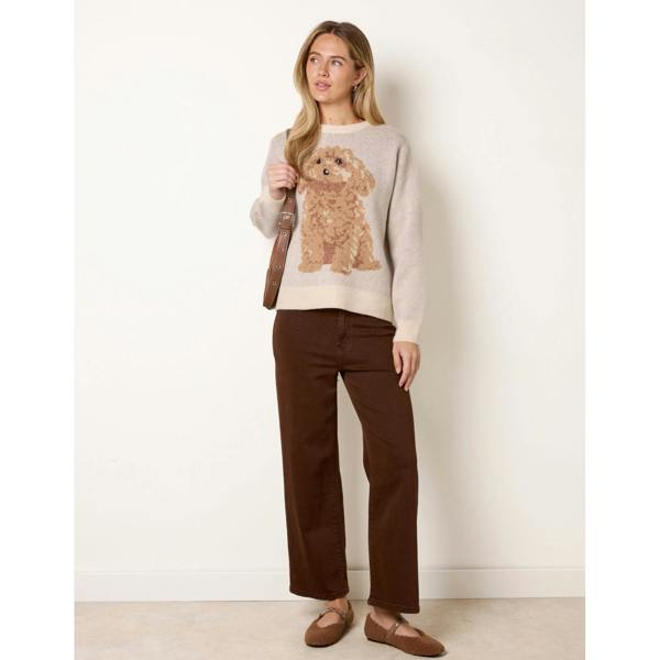 Blue Vanilla Knitted Round Neck Dog Jumper