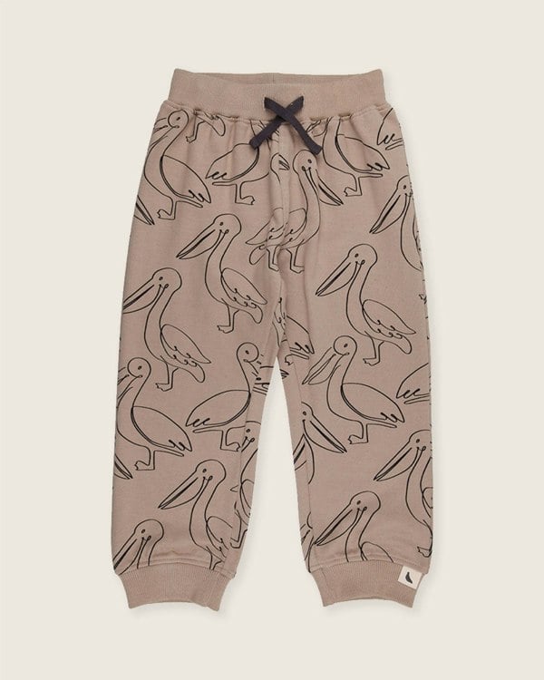 organic cotton Beige Pelican Print Joggers - image 2