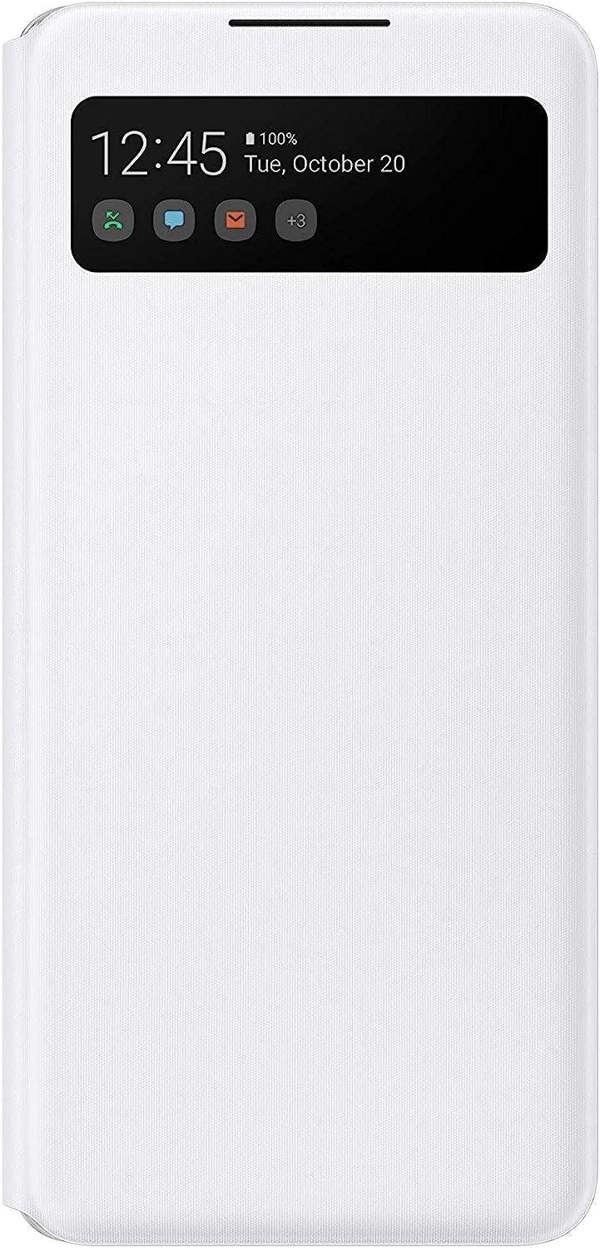 Samsung Galaxy A42 Smart S View Wallet Cover White - EF-EA426PWEGEW