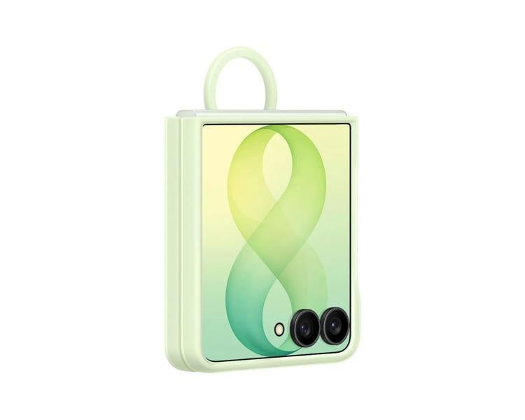 Samsung Galaxy Z Flip 8 6.9" Silicone Ring Case with Magnet Mint - EF-EF776CGEGWW
