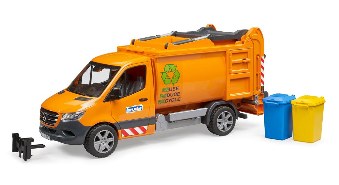 Bruder MB Sprinter Municipal garbage truck Delivery Vehicle Model