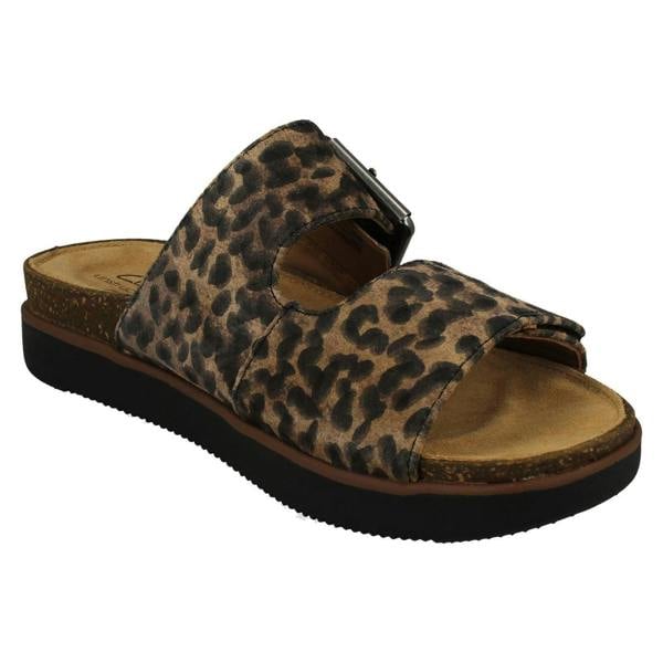 Clarks Ladies Clarks Unstructured Adjustable Mule Sandals Elayne Ease