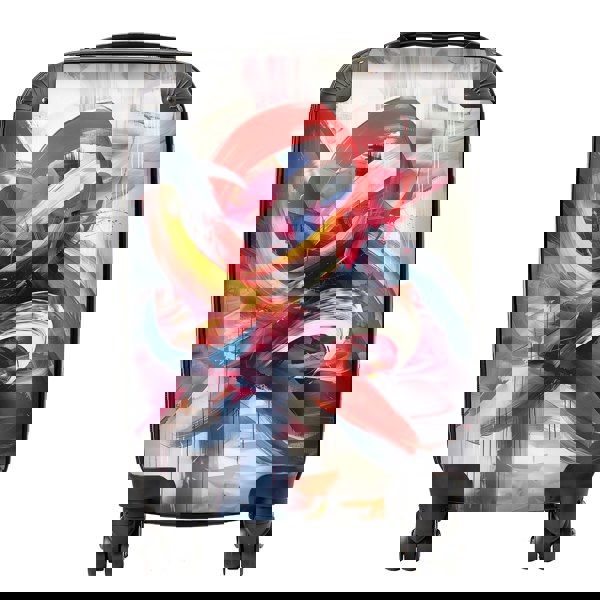 Warren Reed Swirling Symphony Of Colours Suitcase