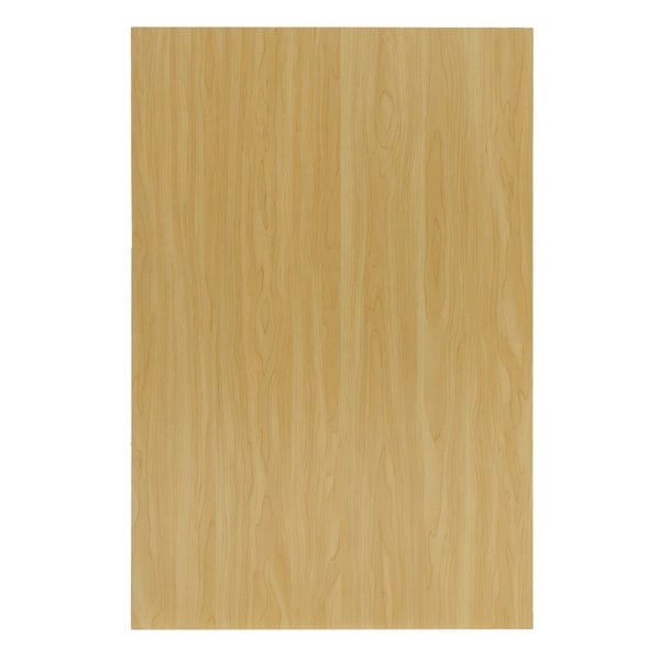Maple countertop surface of the Selene LED Shop Counter Set, showcasing a smooth, light wood grain texture and natural finish