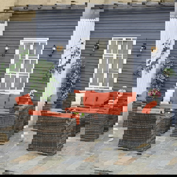 Rattan Sofa Set