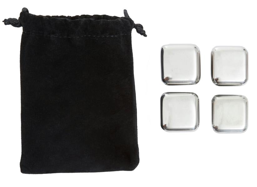 Maison by Premier Patrin Set Of 4 Stainless Steel Whisky Stones