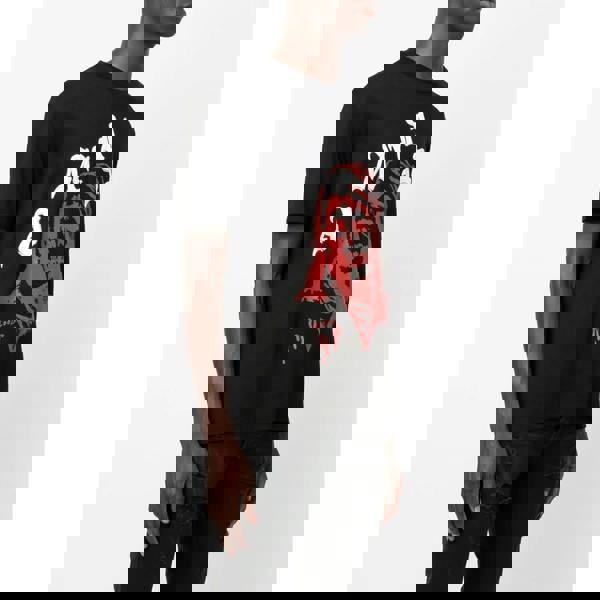 Amiri Wes Lang Solar Kings T-Shirt   in  Black