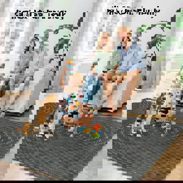 Marlow Large Area Rug Floor Rug Mat for Living Room Bedroom Washable Non Slip