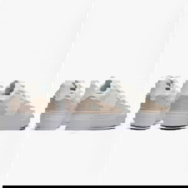 Lacoste L006 222 1 Womens Leather Trainers White