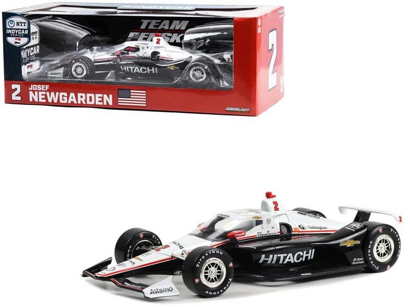 MCSlots Josef Newgarden #2 2023 Indycar Team Pensket Hitachi 1:18 Scale Greenlight 11217