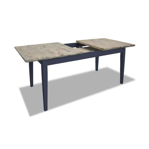 Statement Furniture Florence Rectangle Extending Kitchen Dining Table with Center Extension Leaves