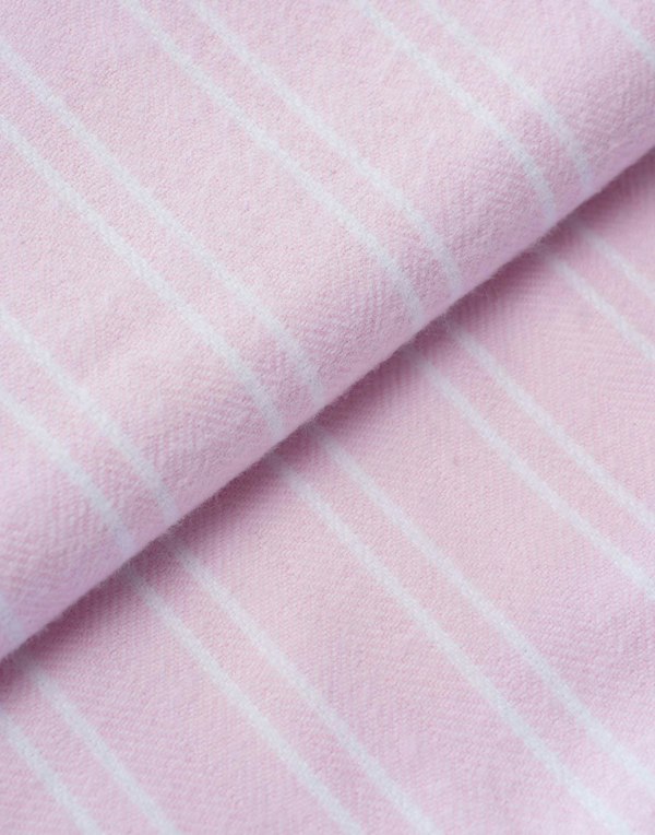 British Boxers Women's Brushed Cotton Dressing Gown – Westwood Pink Stripe