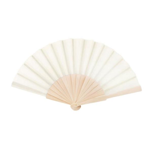MidOcean Fanny Wood Wood Handheld Fan - Beige - 