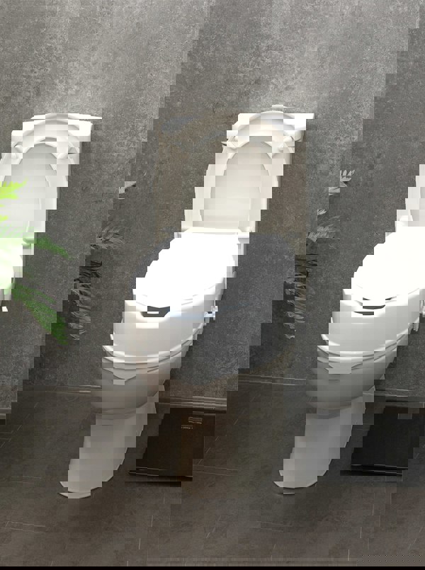 Aidapt 6 Inch Raised Toilet Seat lid