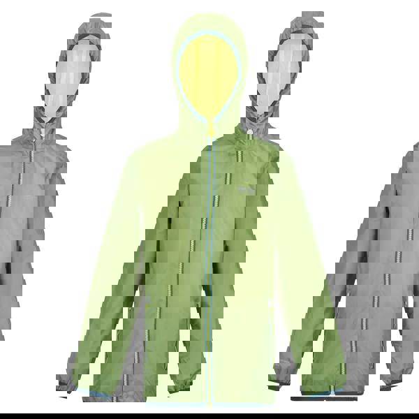 Regatta Great Outdoors Kids Lever II Packaway Rain Jacket - Piquant Green