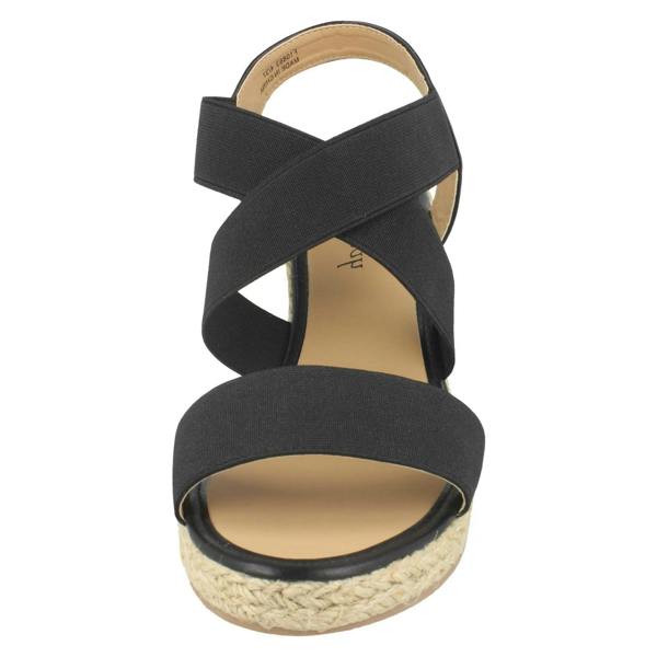 Savannah Ladies Savannah High Rope Wedge Sandals