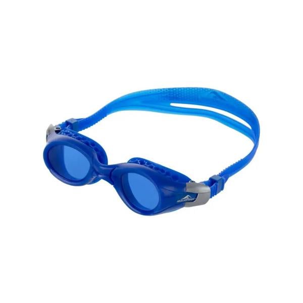 Aquafeel Ergonomic Junior swim goggles in Speedo blue with clear lenses