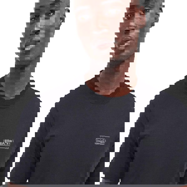 Barbour International Small Logo T-Shirt Black/Pewter