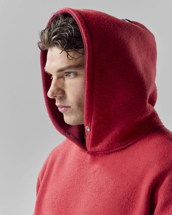 Frolickers Reversible Hoodie - Barolo / Chilli Flake