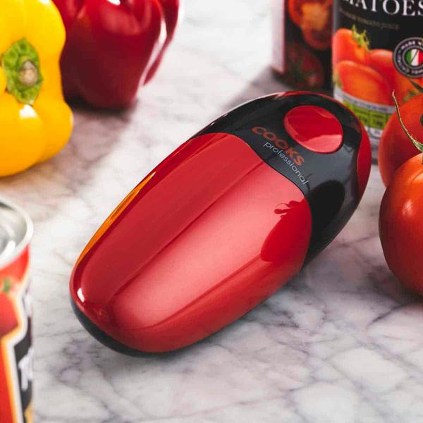 Cooks Professional Automatic Can Opener | Red / Black