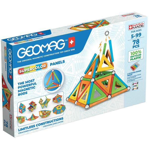 Geomag Supercolour Panels Recycled 78 Pcs