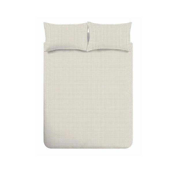 Bamford Gingham Check Natural Duvet Cover Set