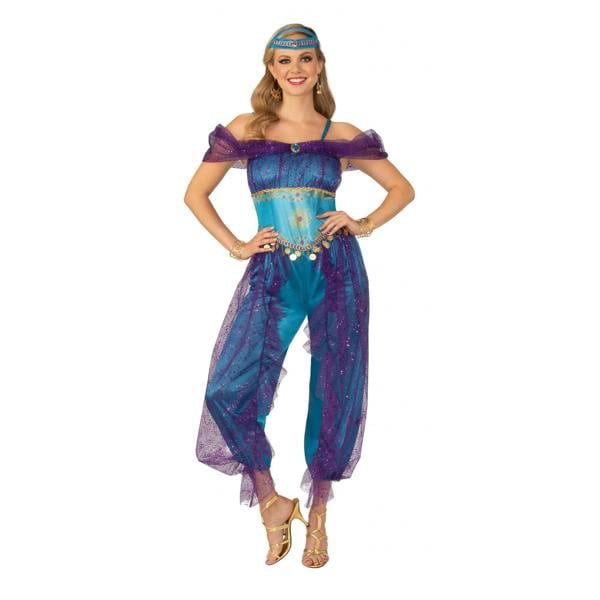 Bristol Novelty Womens/Ladies Genie Costume - Blue/Purple - 