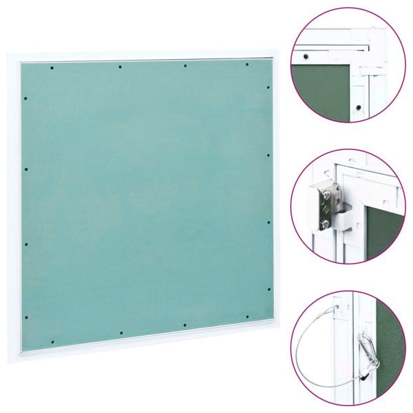Berkfield Access Panel with Aluminium Frame and Plasterboard 700x700 mm