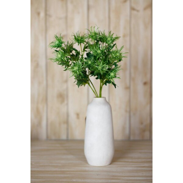 Wyld Haus Set of 3 Artificial Flowers Green Sea Holly Sprays