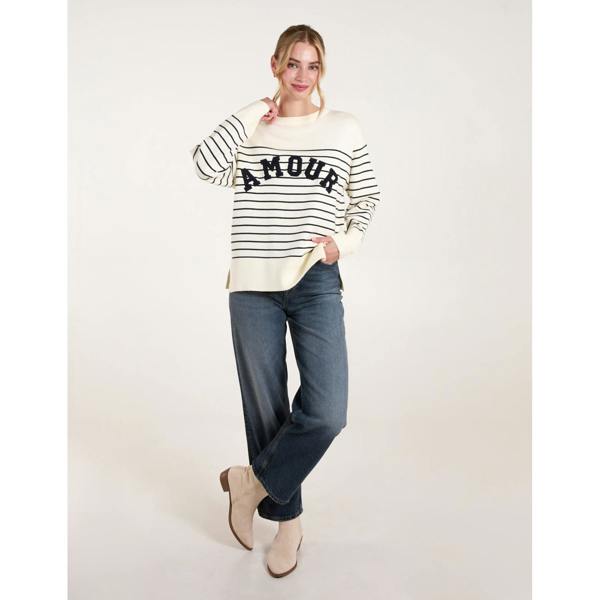 Blue Vanilla Amour Towelling Jumper