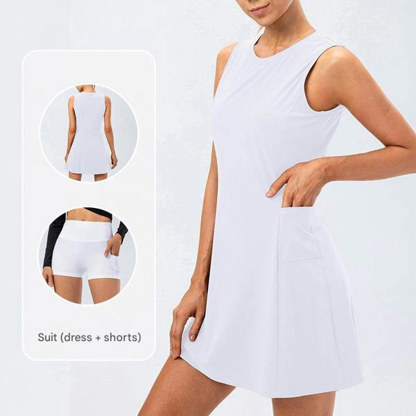 Anniou Two-Piece Tennis Dress Set