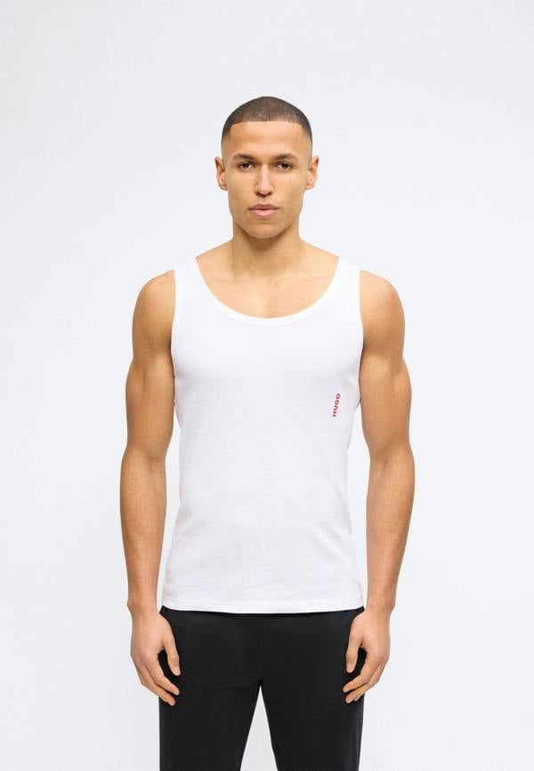 HUGO Ribbed Tank Top/Vest 3 Pack