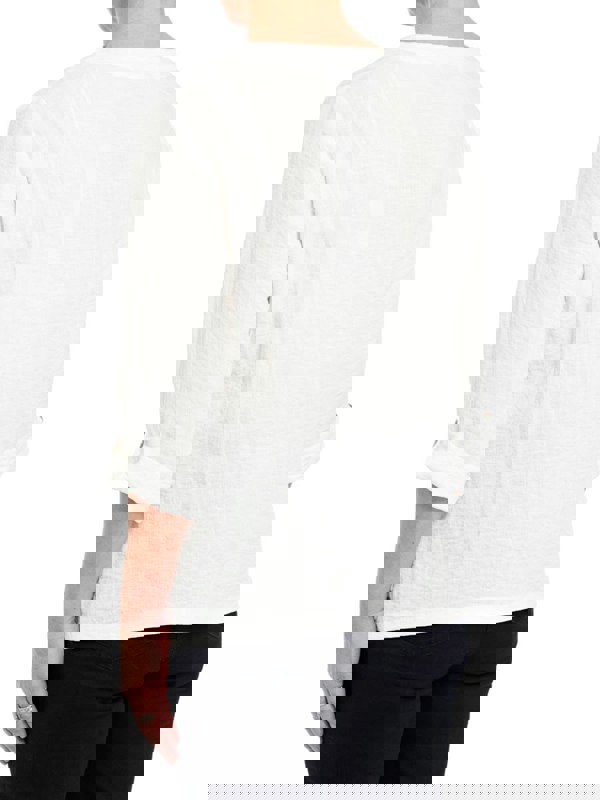 PennyPlain Asymmetric Hem Top - Ivory