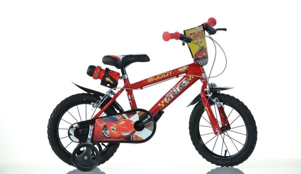 Dino Bikes Dino Cars Kids 14" Wheel Bike - Red
