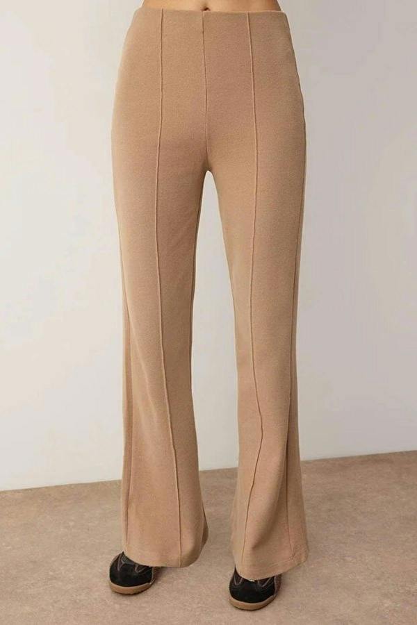 WOVCOR 2-Piece Fitted Flexible Knit Top and Bottom Set
