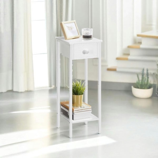 Rafaelo Mobilia Set of 2 Tall Bedside Tables