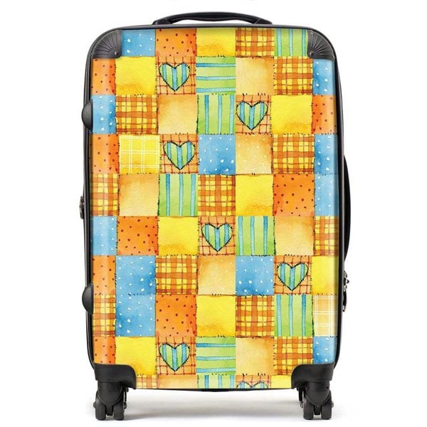 Warren Reed Baby Watercolour Blanket Pattern Suitcase