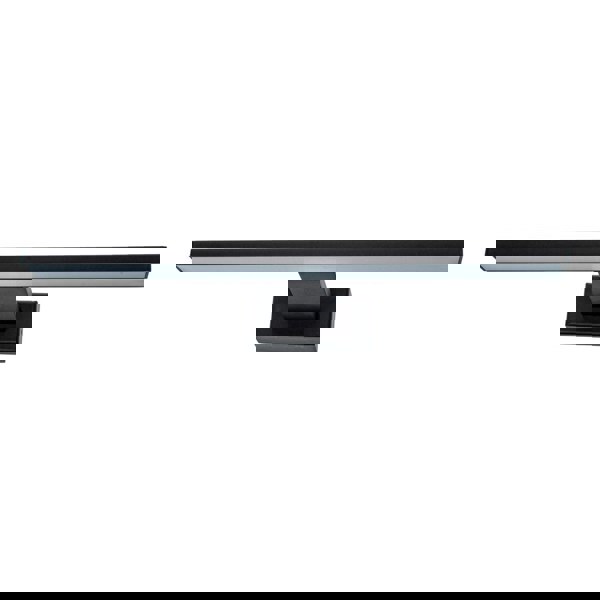 Milagro Shine Black LED 7W Wall Lamp Stylish Matt Black Light With IP44 Rating Perfect For Mounting Abobe A Bathroom Mirror