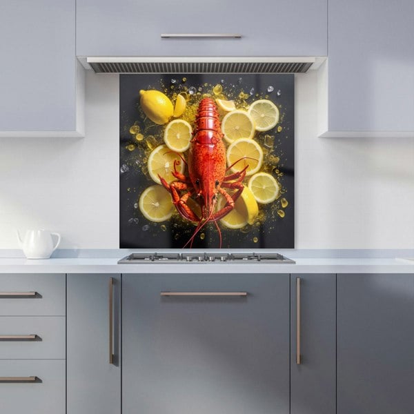 Warren Reed - Designer Lobster On Lemons Kitchen Splashback