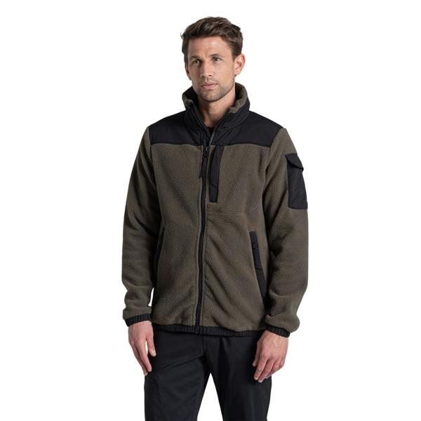 Craghoppers Mens Braefell Full Zip Fleece - Woodland Green - 