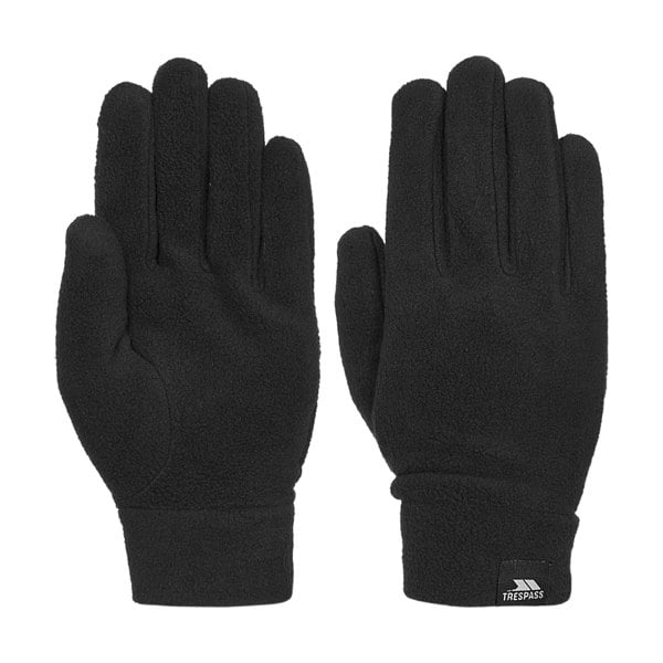 Trespass Mens Gaunt II Fleece Gloves - Black