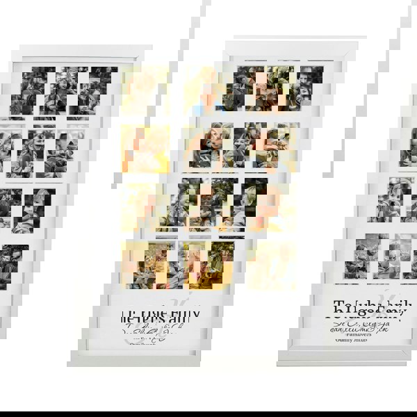 Personalised Memento Company Personalised Family White Multi Photo Frame