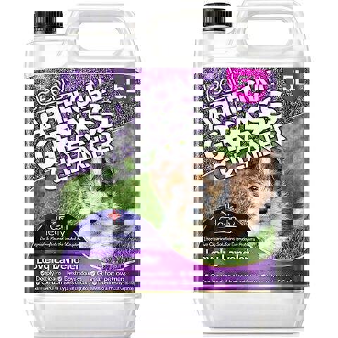 Cleenly Artificial Grass Cleaner for Dogs - Eliminates Pet Stains and Odours - Lavender Fragrance 5L