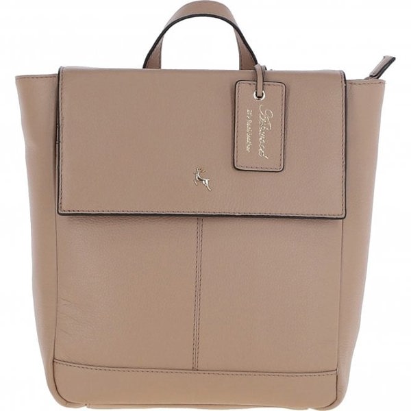 'Lussuria Venezia' Real Leather Flapover Backpack: 64257