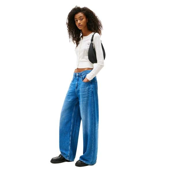Tommy Jeans Womens/Ladies Pointelle Cardigan - Ecru - 