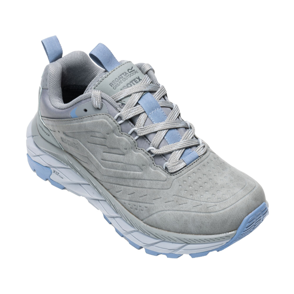 Regatta Womens/Womens Derino Low Walking Shoes - Dark Steel/Dusky Blue