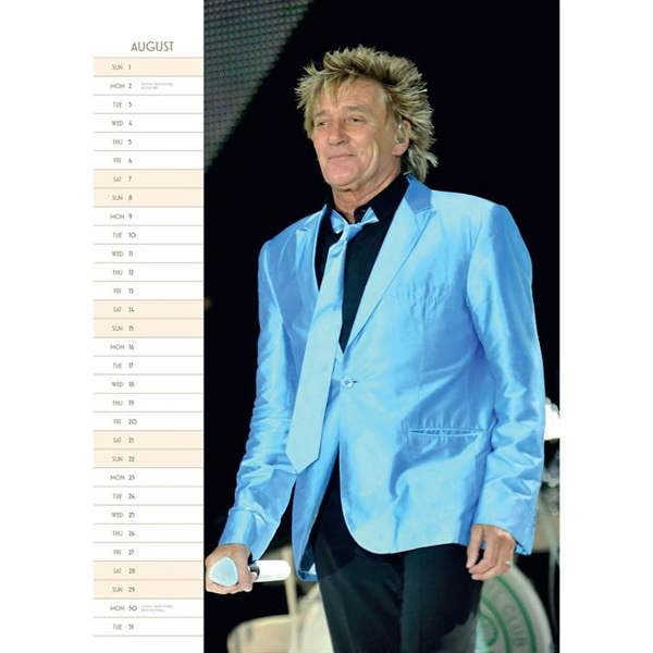 Rod Stewart A3 Calendar 2027, Wall Calendars, Month To View, Entertainment, Gift